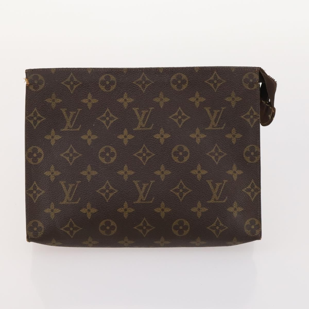 Louis Vuitton Monogram Clutch Bag 4 Set LV