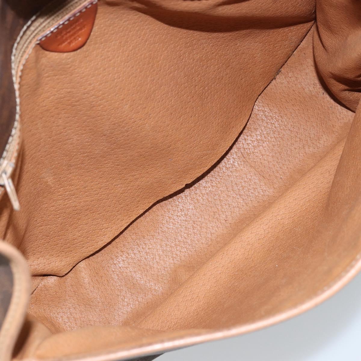 CELINE Macadam Canvas Shoulder Bag PVC Leather