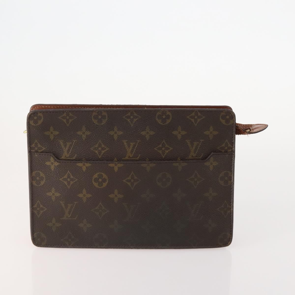 Louis Vuitton Monogram Clutch Bag 2 Set LV