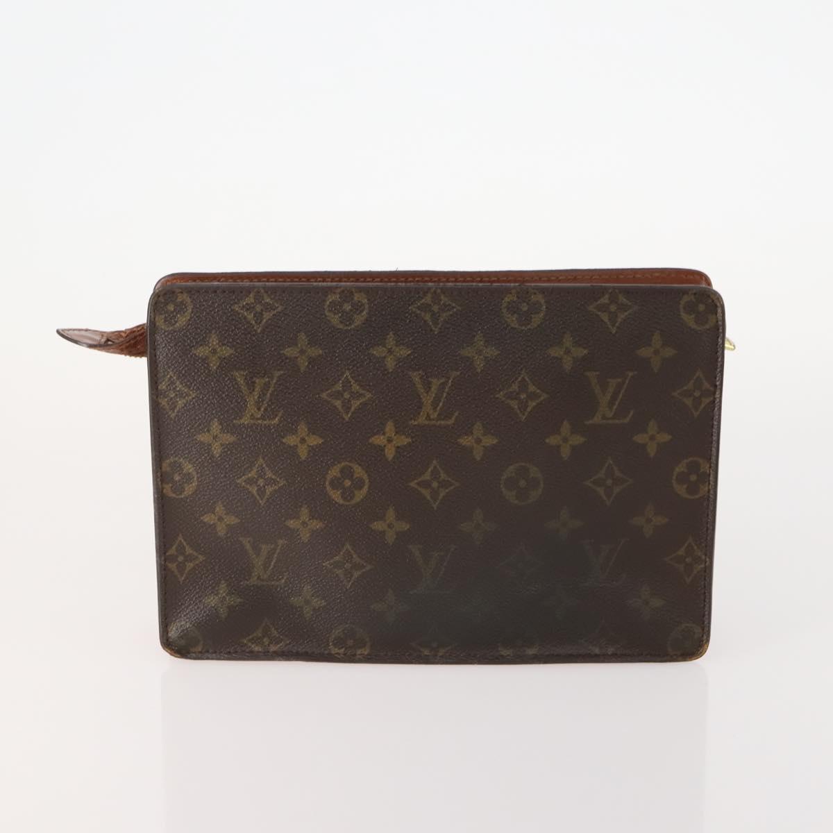Louis Vuitton Monogram Clutch Bag 2 Set LV