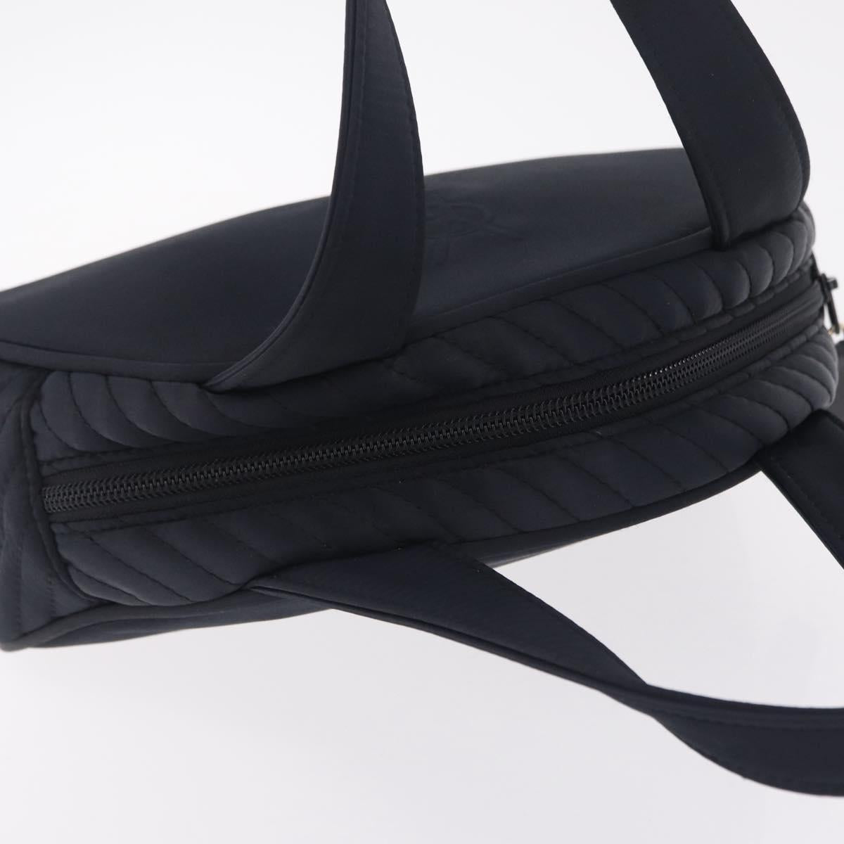 Saint Laurent Hand Bag Nylon Navy Silver