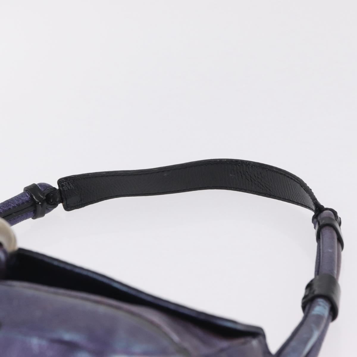 Chloe Shoulder Bag Leather Purple