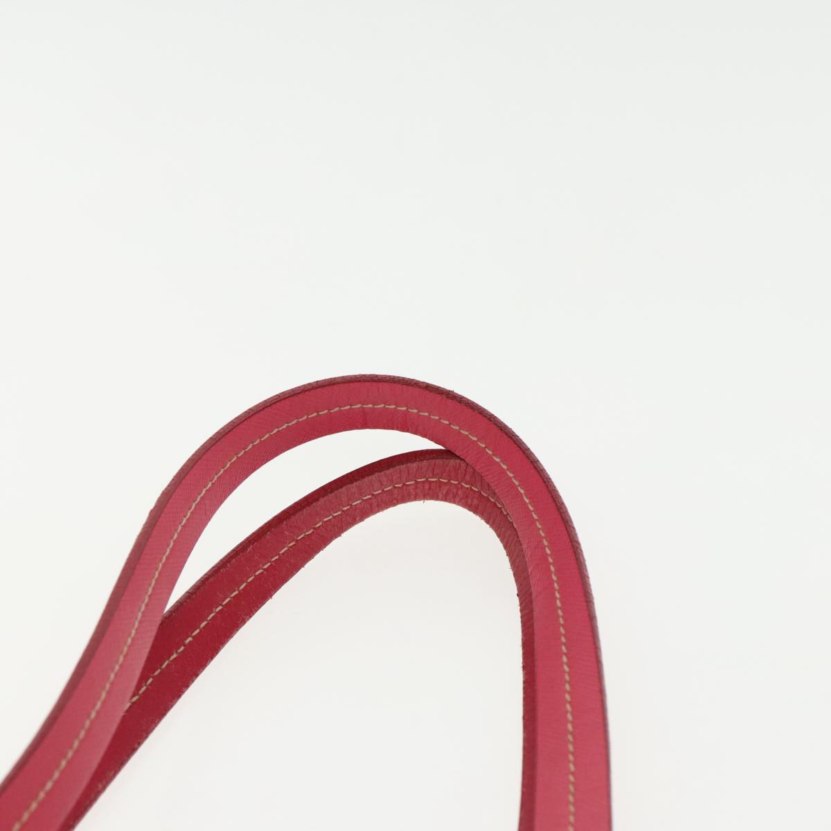 PRADA Tote Bag Nylon Pink Silver