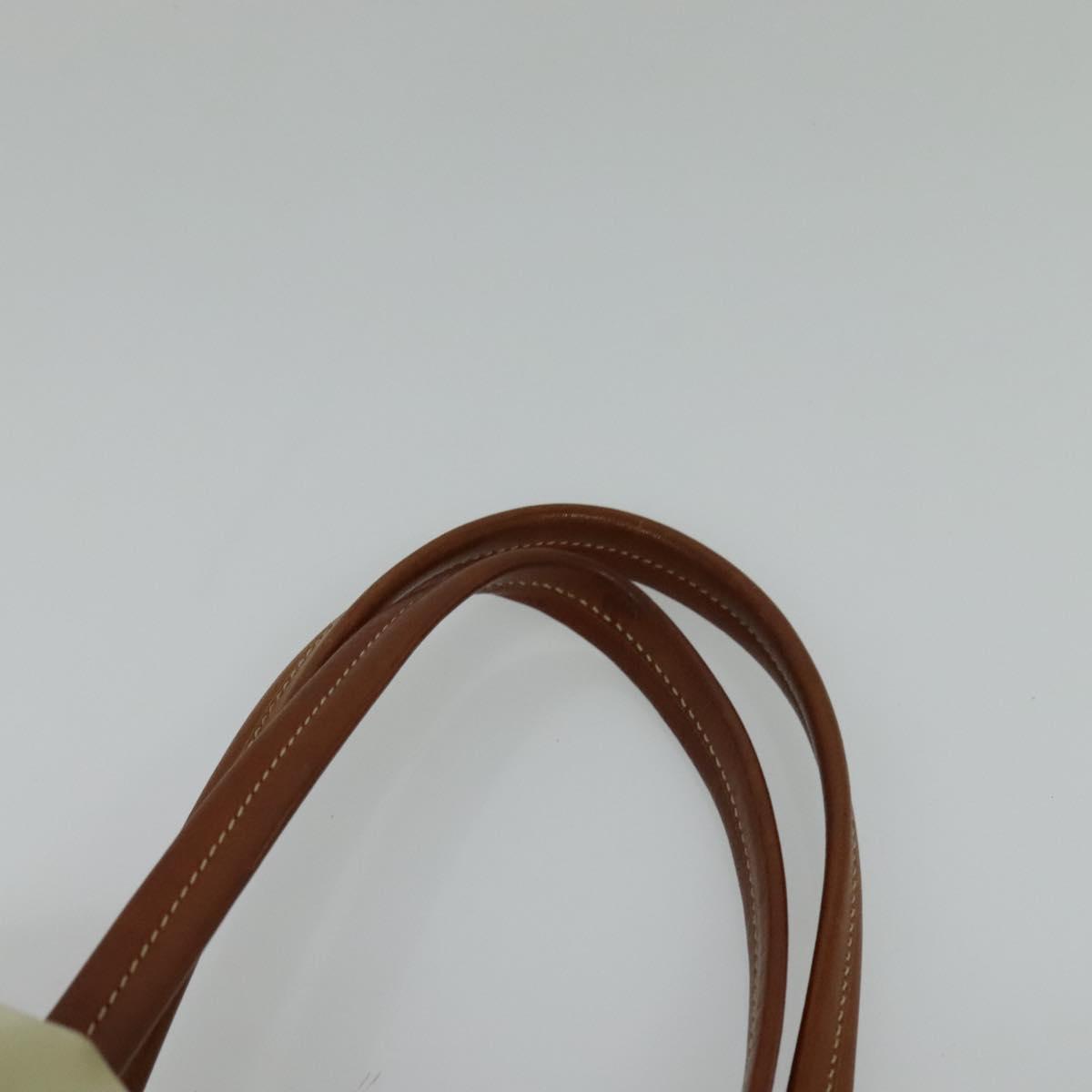 PRADA Shoulder Bag Nylon Beige Gold
