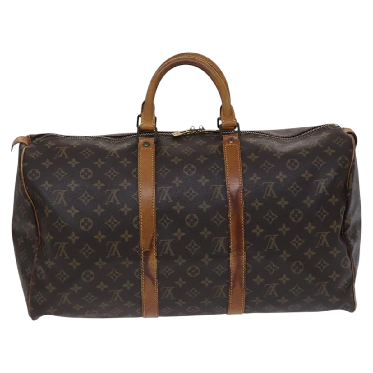 Louis Vuitton Monogram Keepall 50 Boston Bag M41426 LV