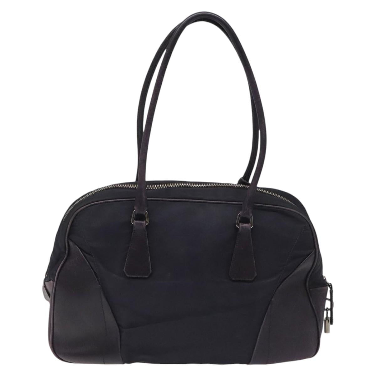 PRADA Shoulder Bag Nylon Purple