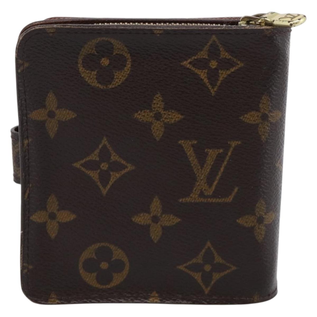 Louis Vuitton Monogram Compact Zip Wallet M61667 LV