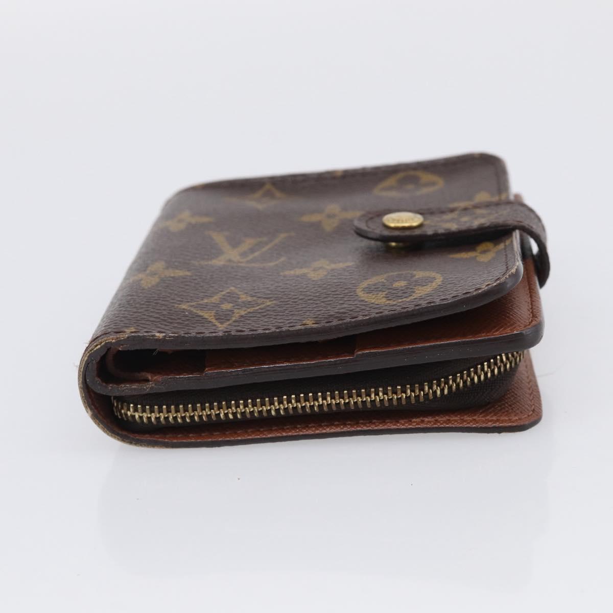Louis Vuitton Monogram Compact Zip Wallet M61667 LV