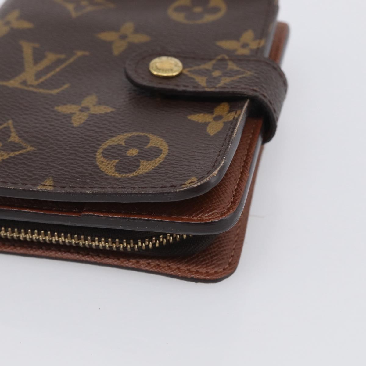 Louis Vuitton Monogram Compact Zip Wallet M61667 LV