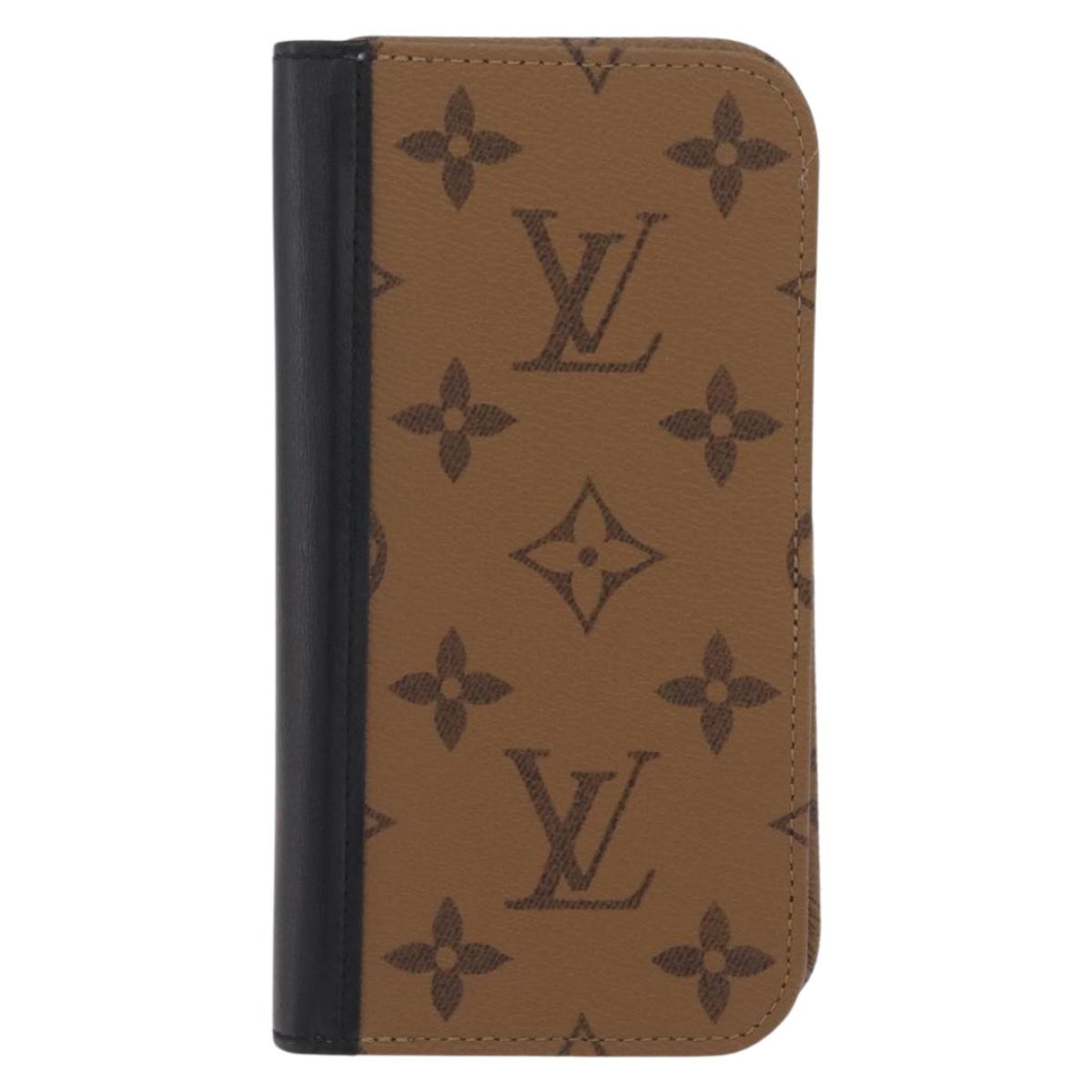 Louis Vuitton Reverse IPhone 15 Pro Folio Cell Phone Case M82892 LV