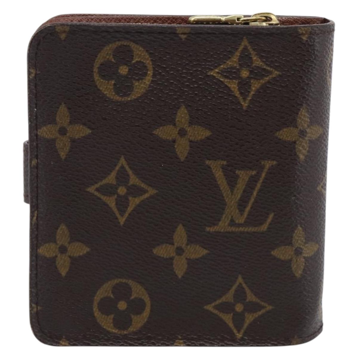 Louis Vuitton Monogram Compact Zip Wallet M61667 LV