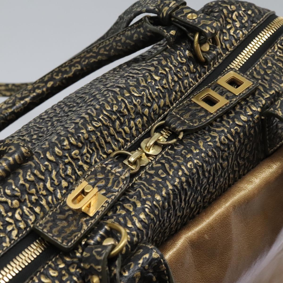 Chloe Hand Bag Leather 2way Gold