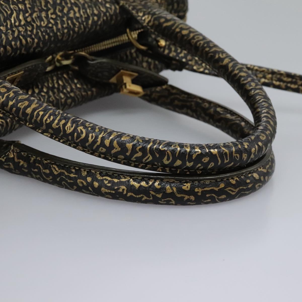 Chloe Hand Bag Leather 2way Gold