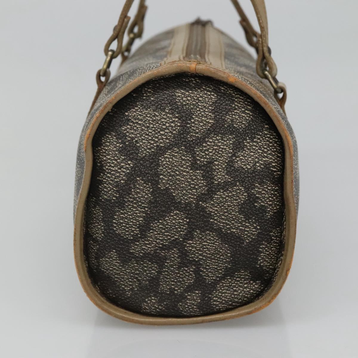 SAINT LAURENT Hand Bag Embossed Leather Gray