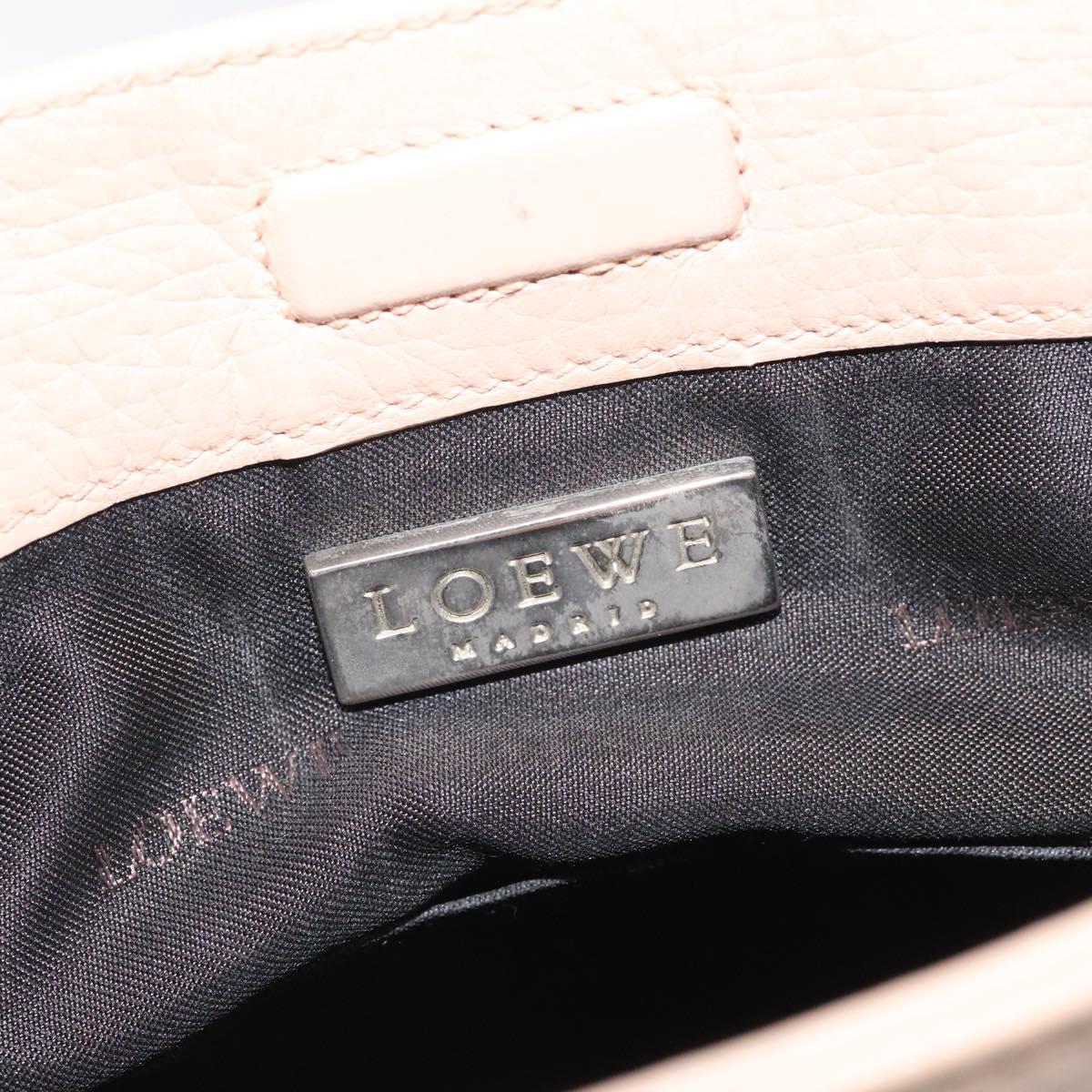 LOEWE Shoulder Bag Leather Pink