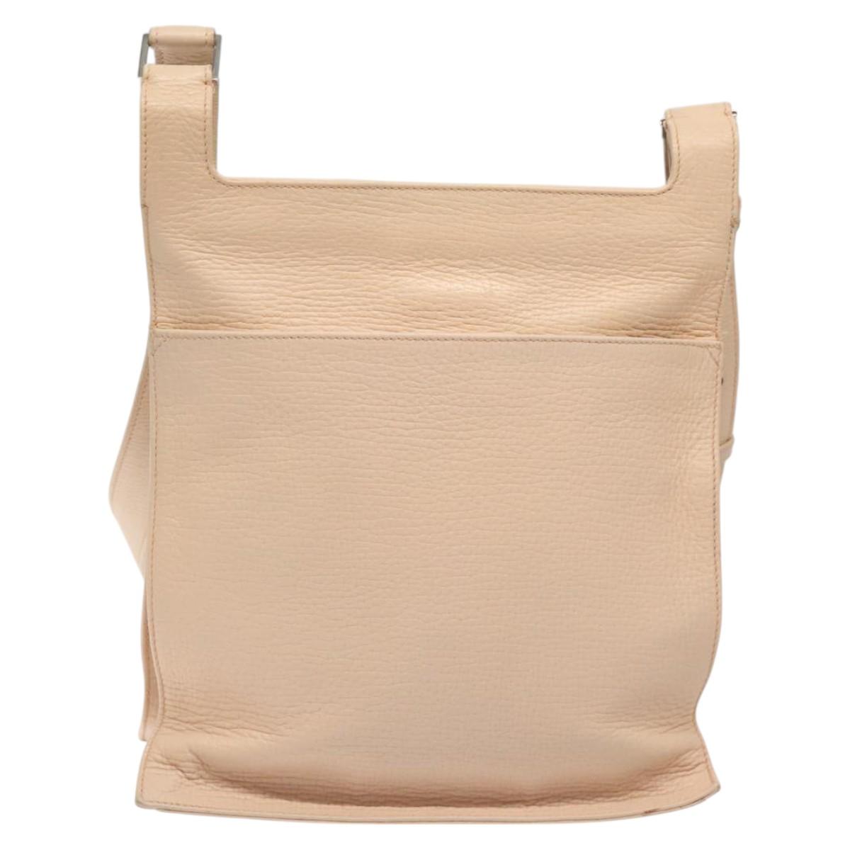LOEWE Shoulder Bag Leather Pink