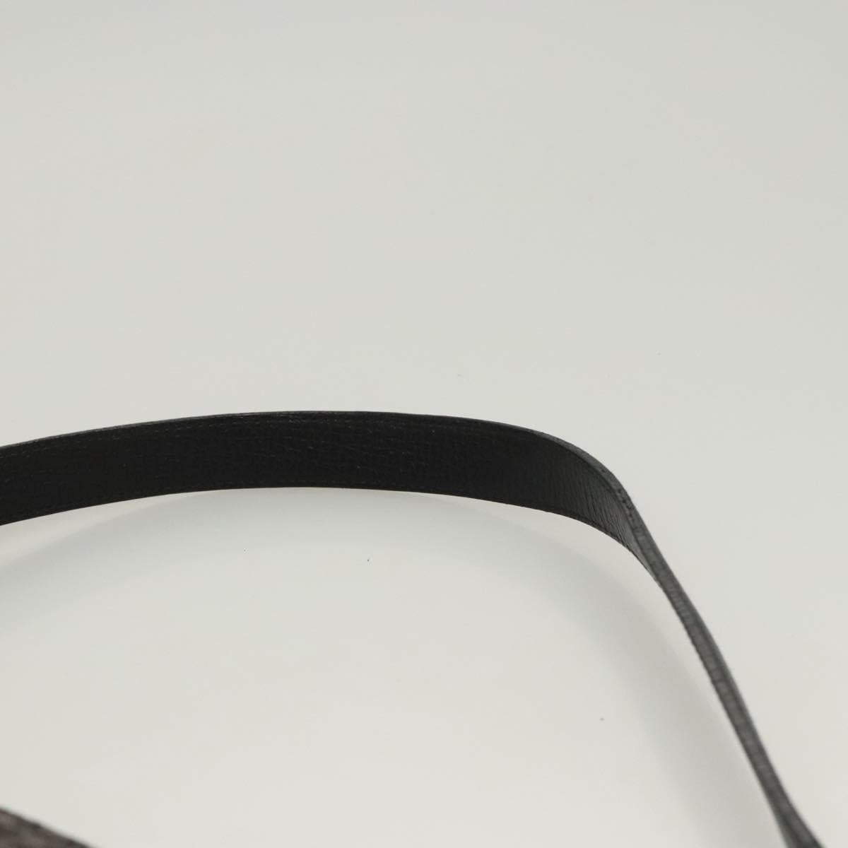 LOEWE Shoulder Bag Canvas Navy Silver