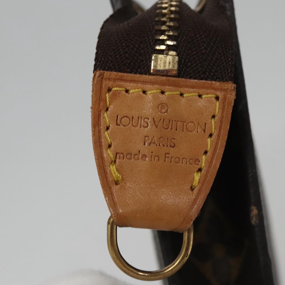Louis Vuitton Monogram Bucket PM Accessory Pouch LV