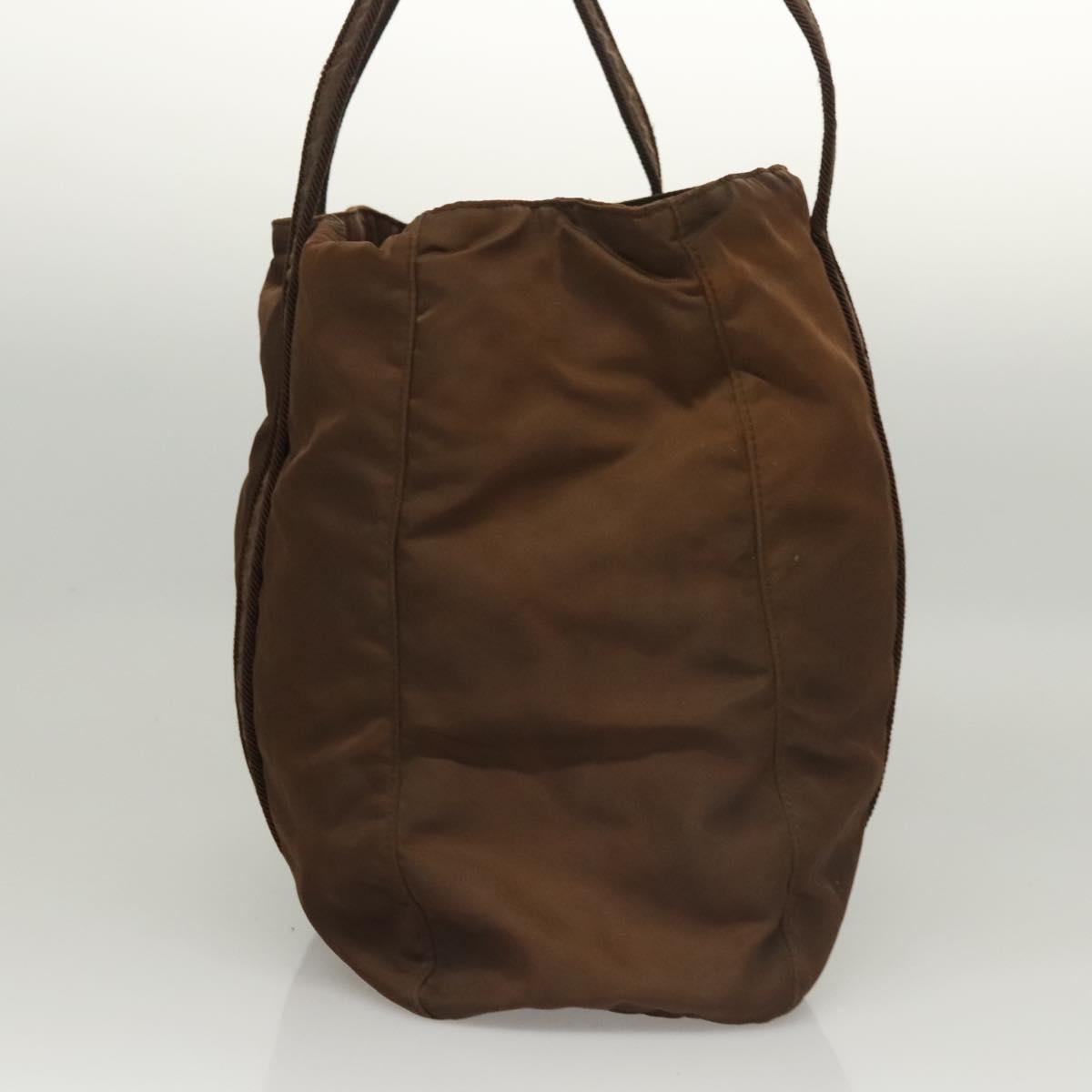 PRADA Tote Bag Nylon Brown