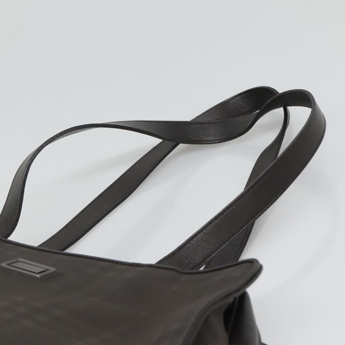 BURBERRY Nova Check Tote Bag PVC Black