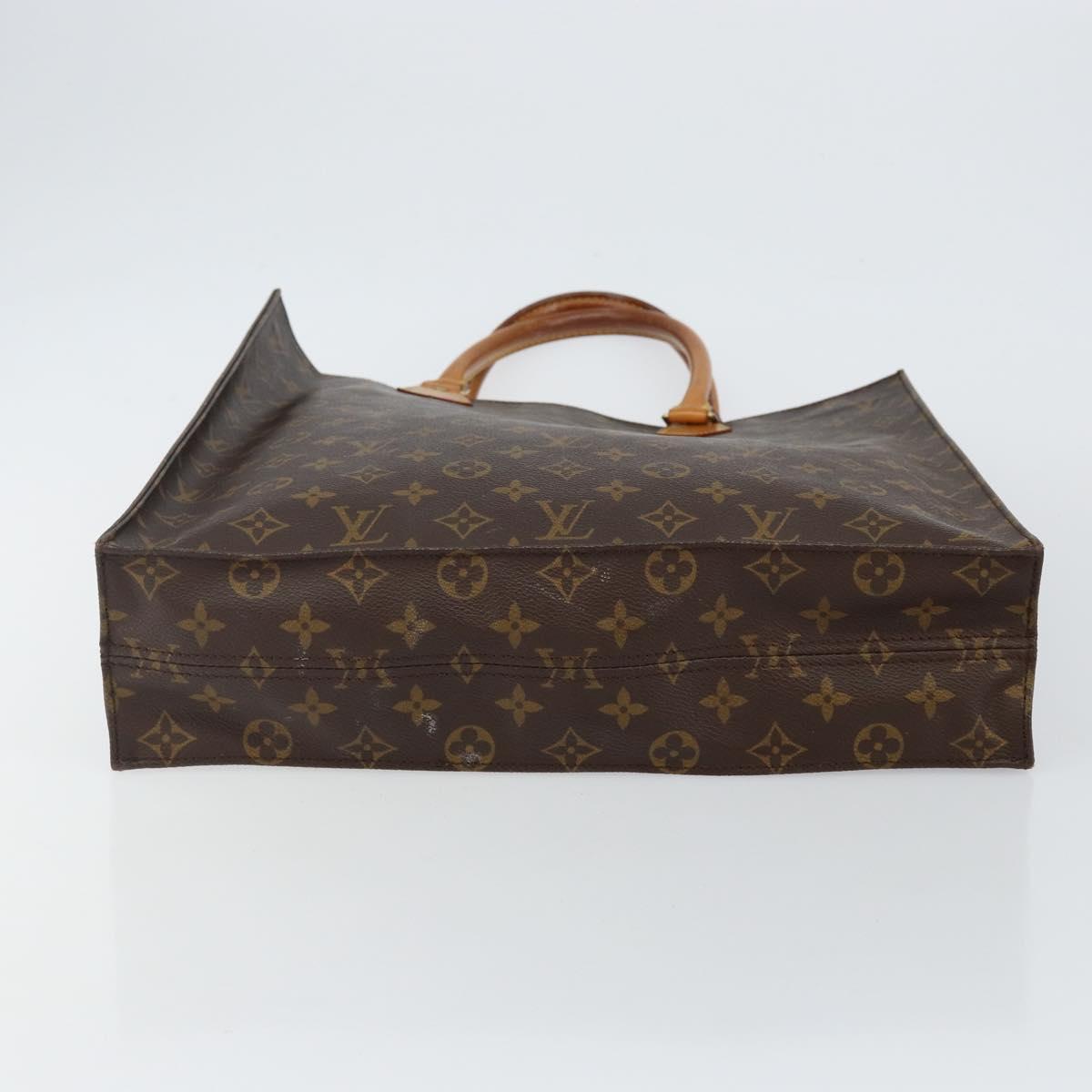 Louis Vuitton Monogram Sac Plat Hand Bag M51140 LV