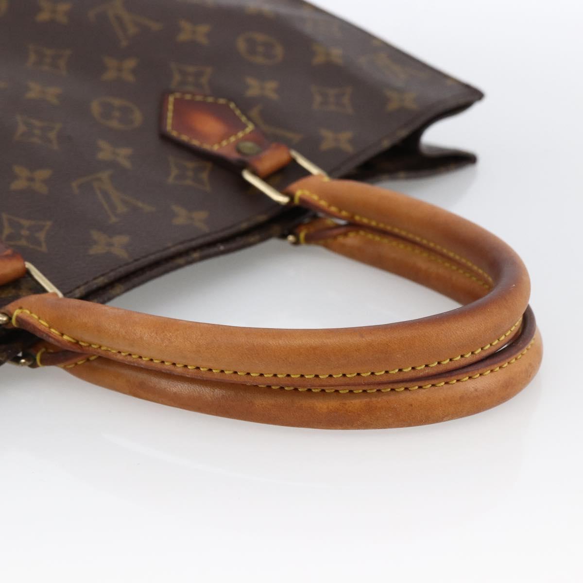 Louis Vuitton Monogram Sac Plat Hand Bag M51140 LV