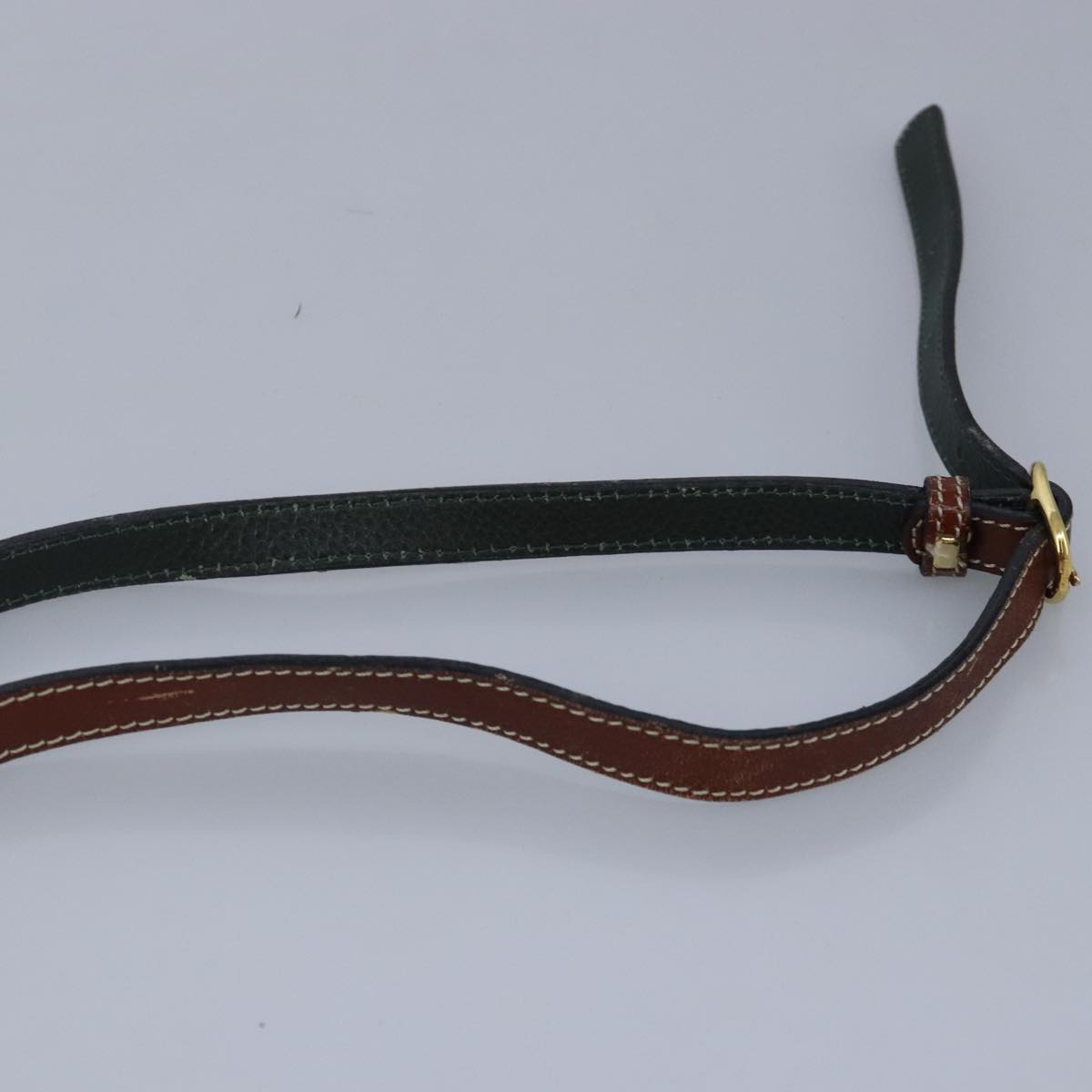 BALLY Shoulder Bag Leather Brown Green