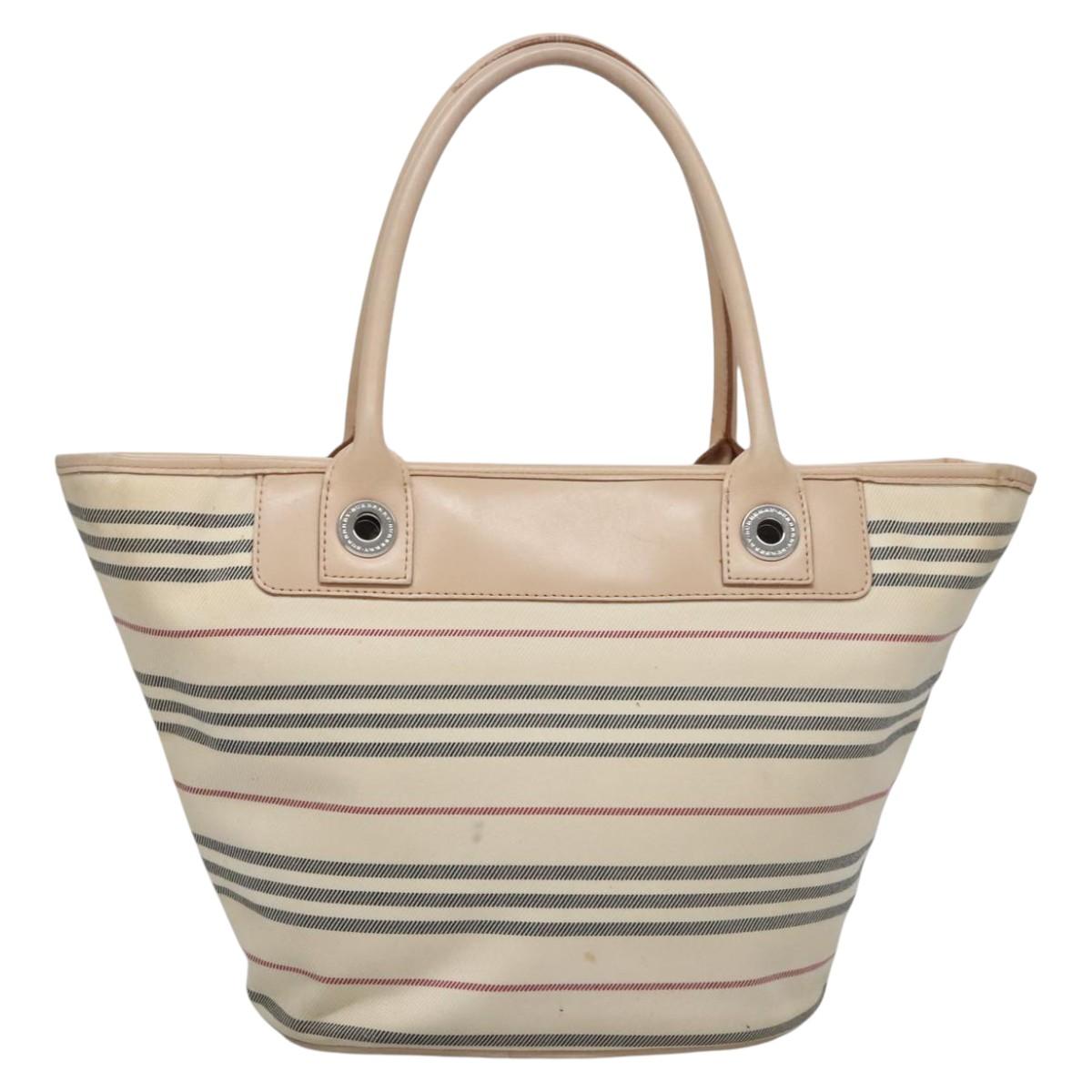 BURBERRY Hand Bag Canvas Beige