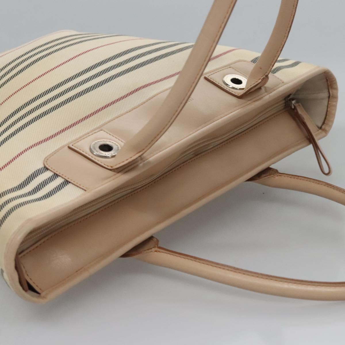 BURBERRY Hand Bag Canvas Beige