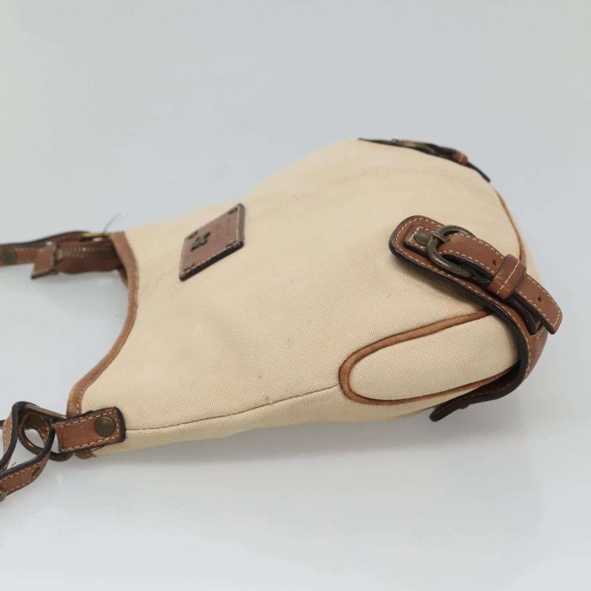 BURBERRY Blue Label Shoulder Bag Canvas Beige