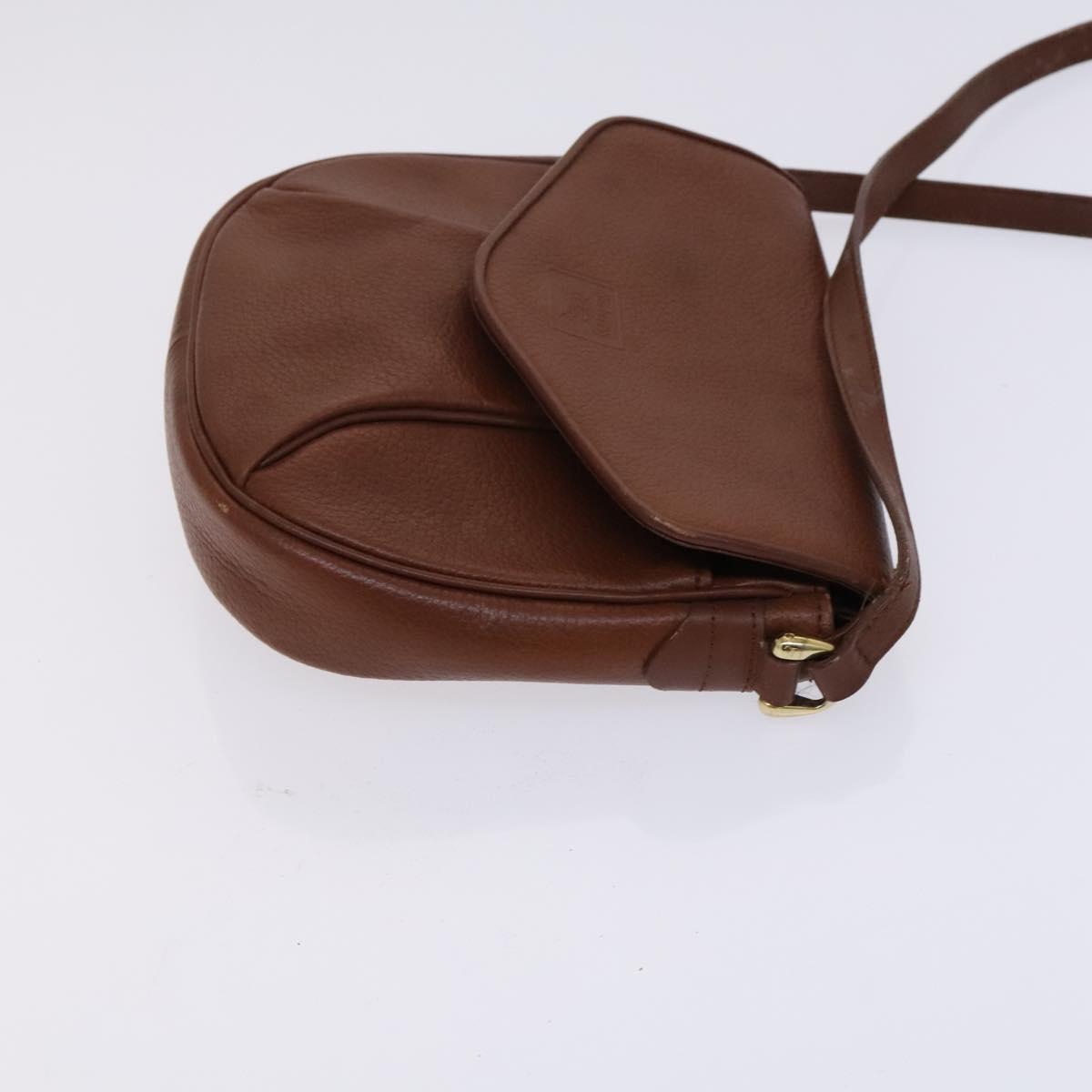 Burberrys Shoulder Bag Leather Brown