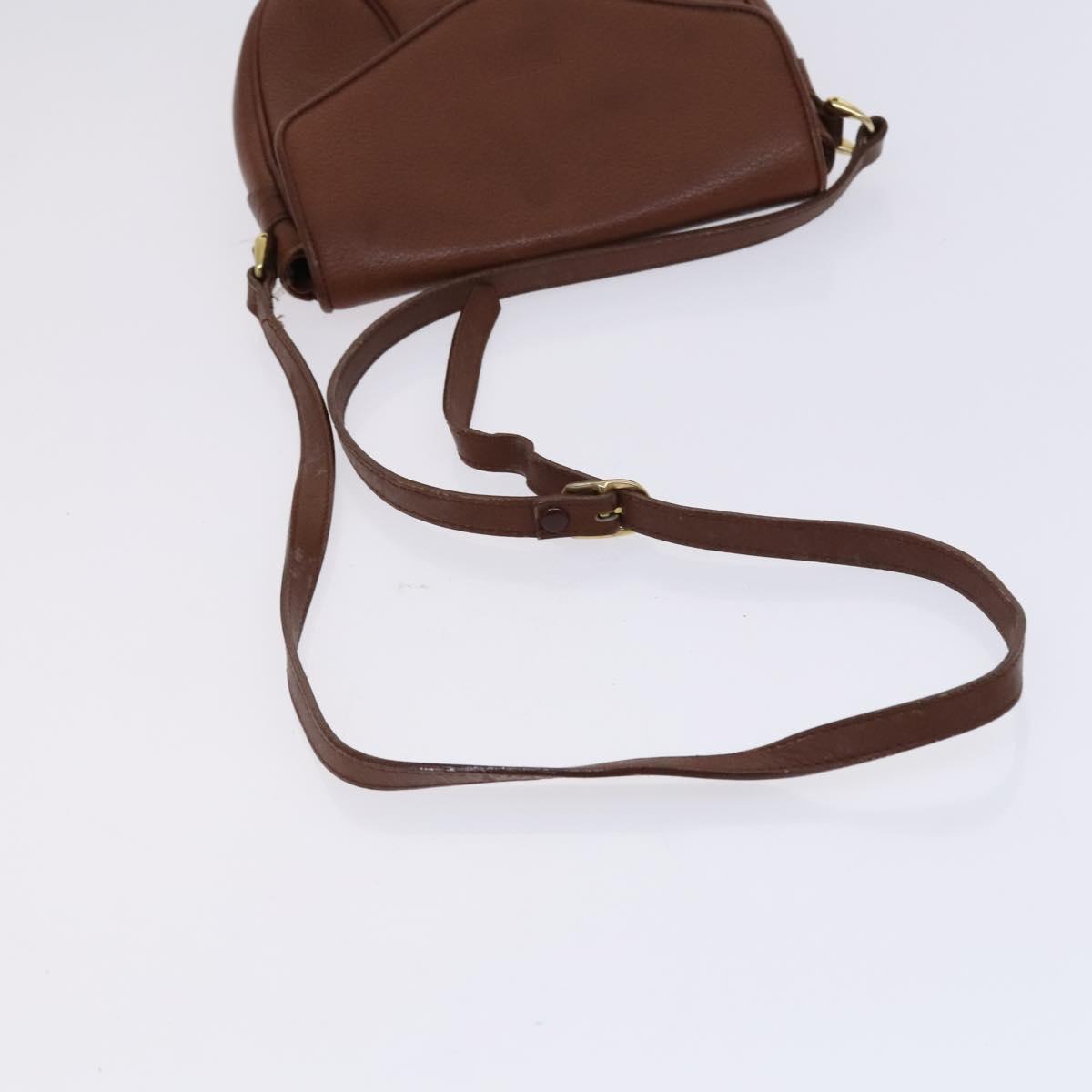 Burberrys Shoulder Bag Leather Brown