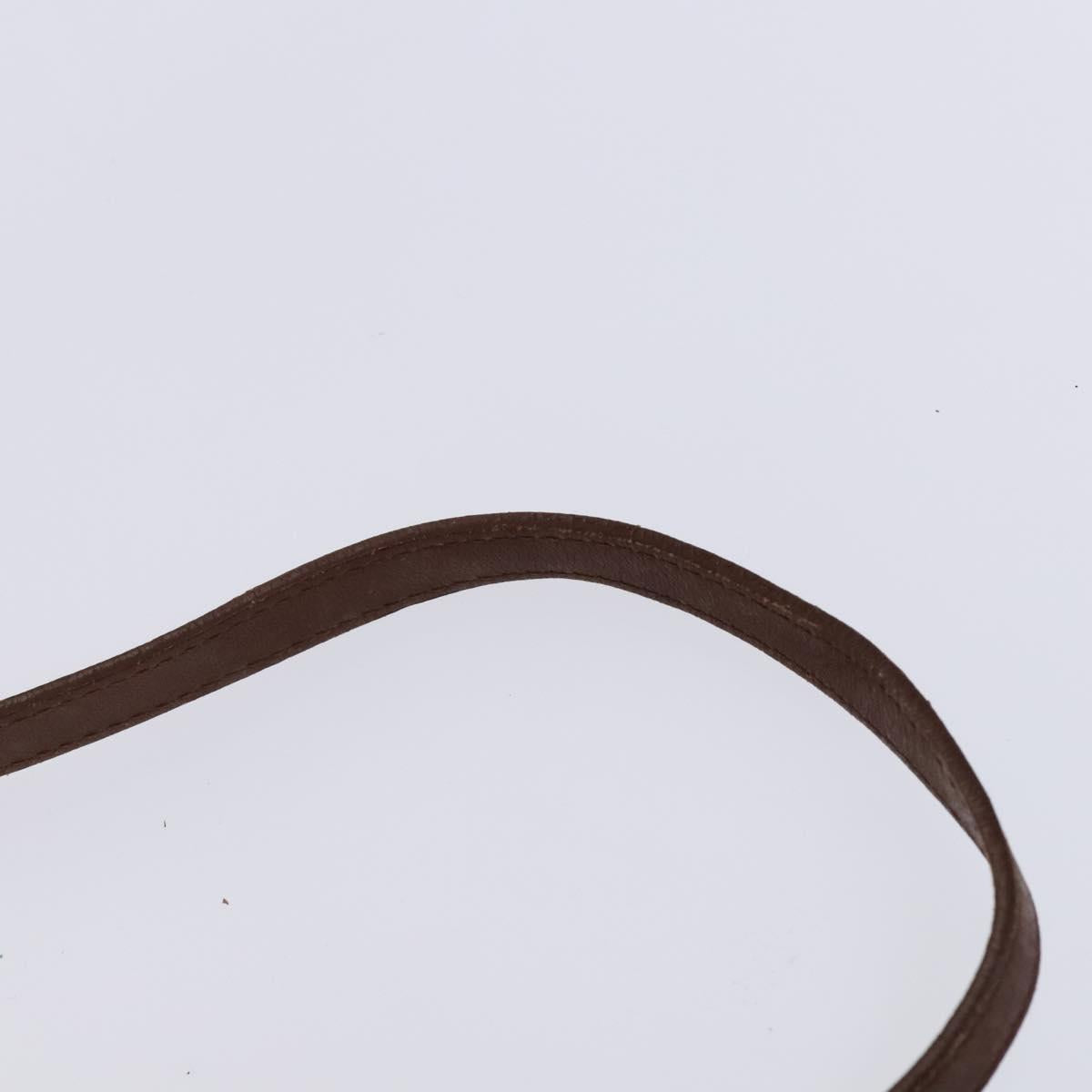 Burberrys Shoulder Bag Leather Brown