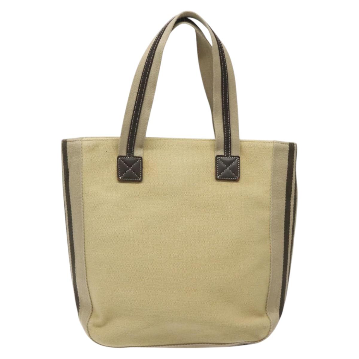 BURBERRY Tote Bag Canvas Beige