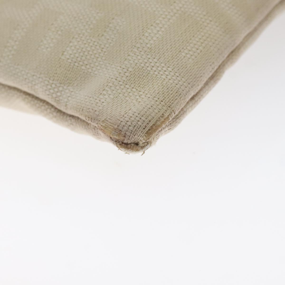 FENDI Zucca Canvas Hand Bag Beige Brown