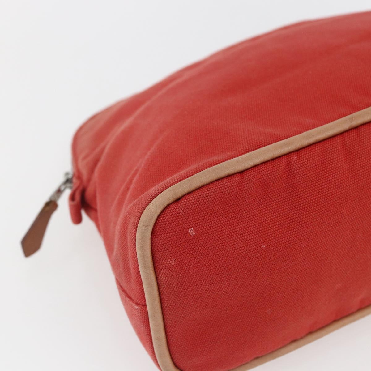 HERMES Bolide MM Pouch Canvas Red