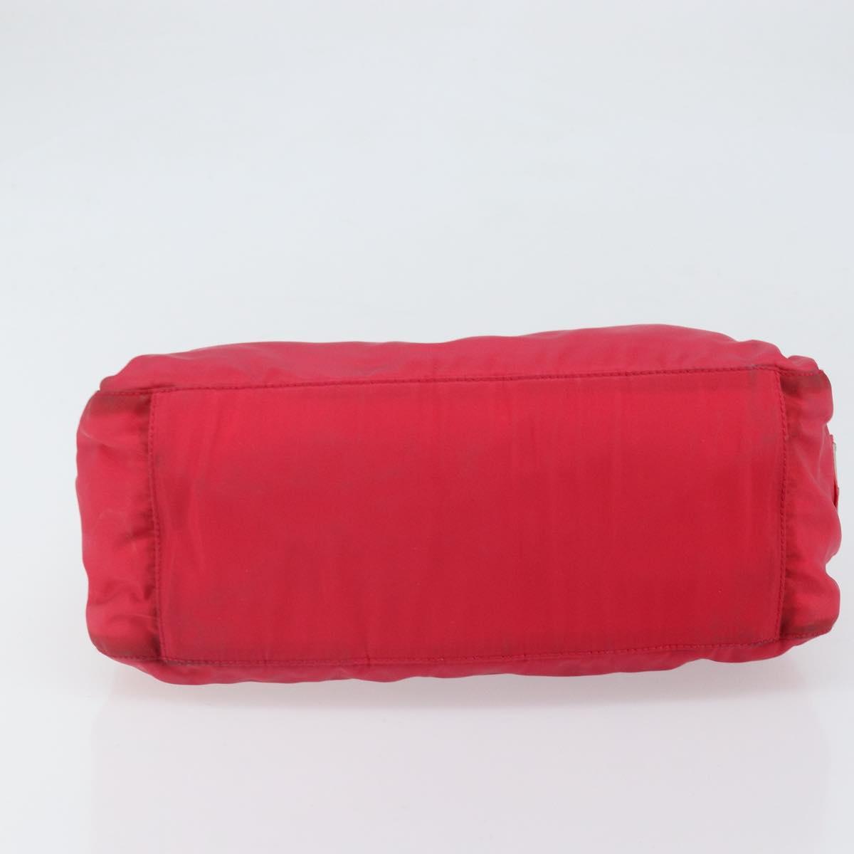 PRADA Tote Bag Nylon plastic Red