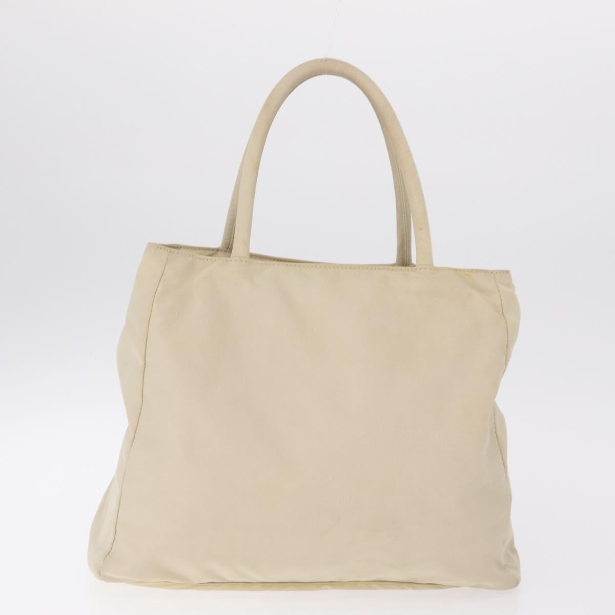PRADA Hand Bag Nylon 2 Set Ivory