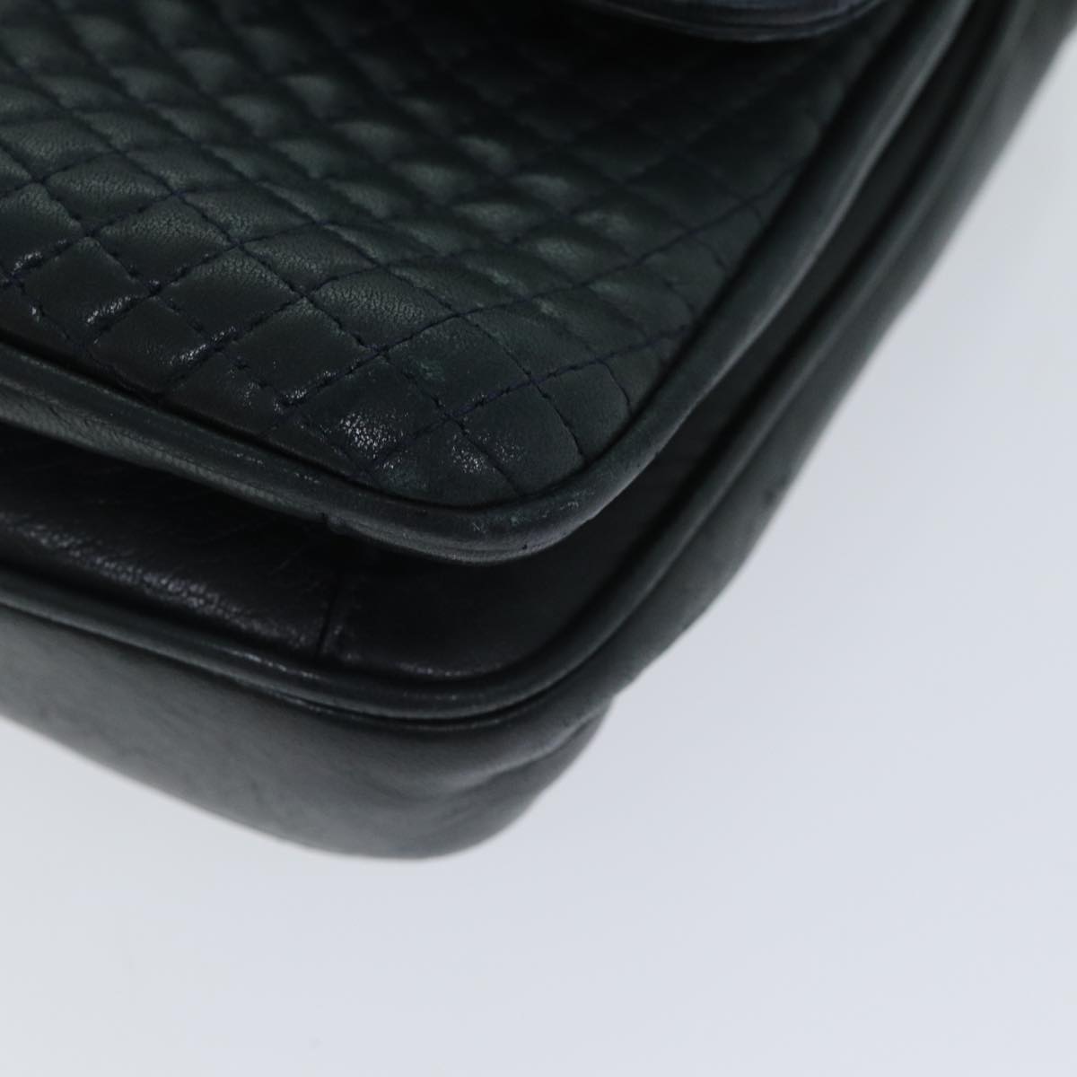 BALLY Shoulder Bag Leather Navy
