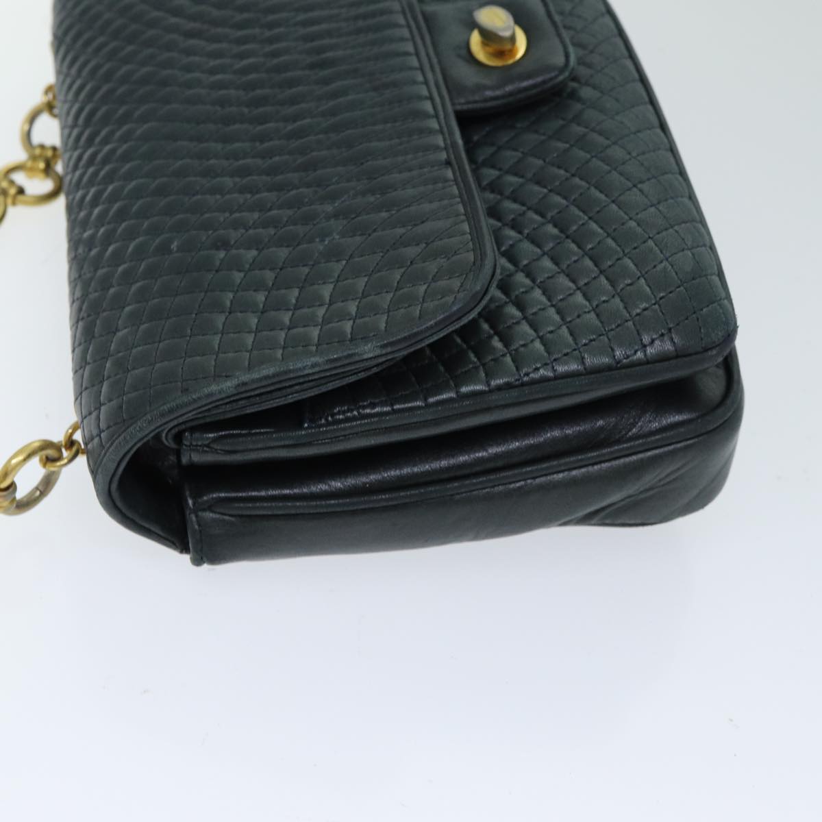 BALLY Shoulder Bag Leather Navy