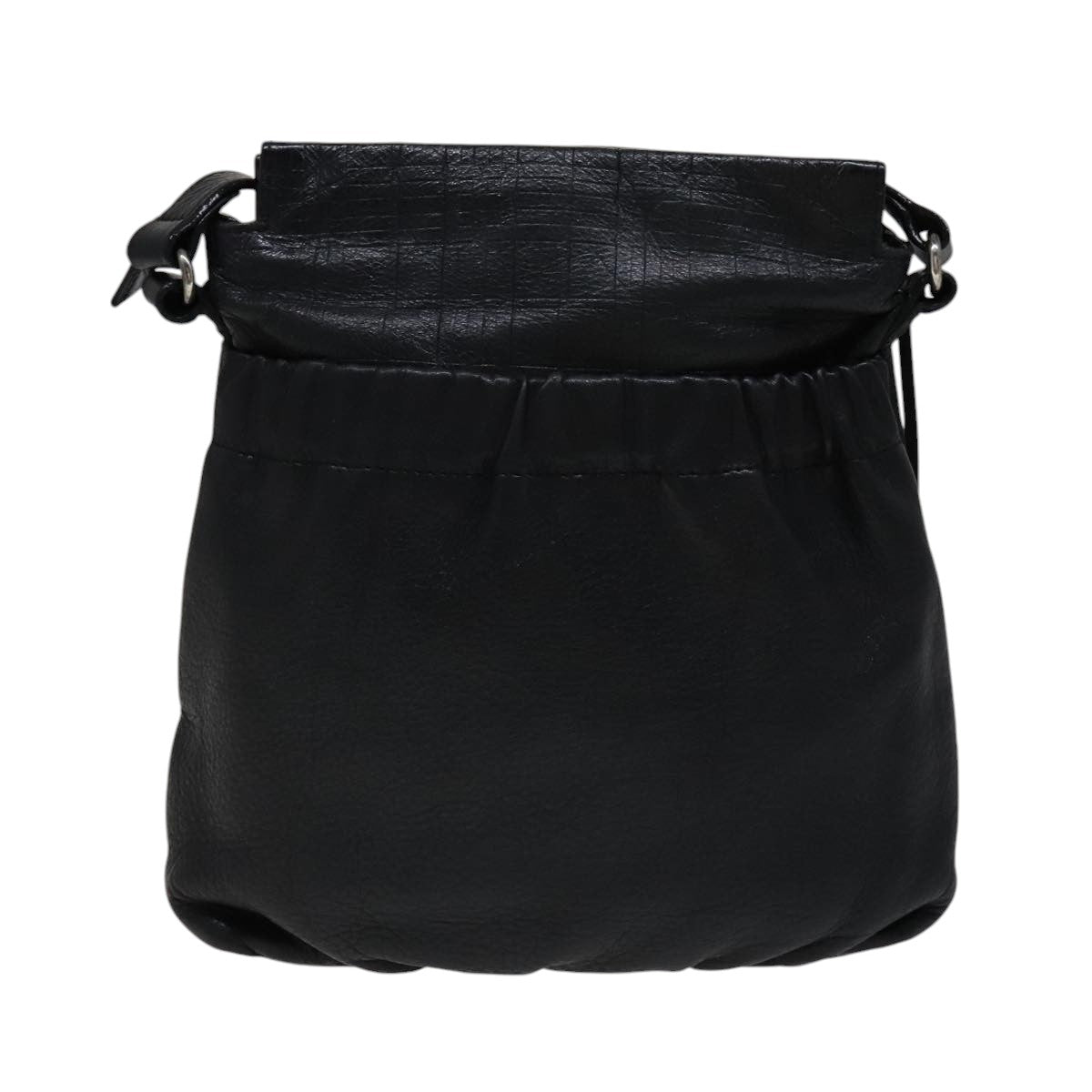 BURBERRY Shoulder Bag Leather Black